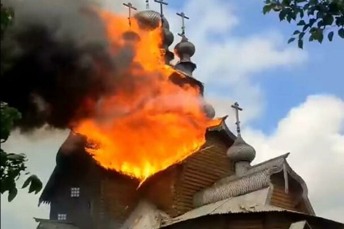Pogođen manastir iz 17. vijeka na istoku Ukrajine