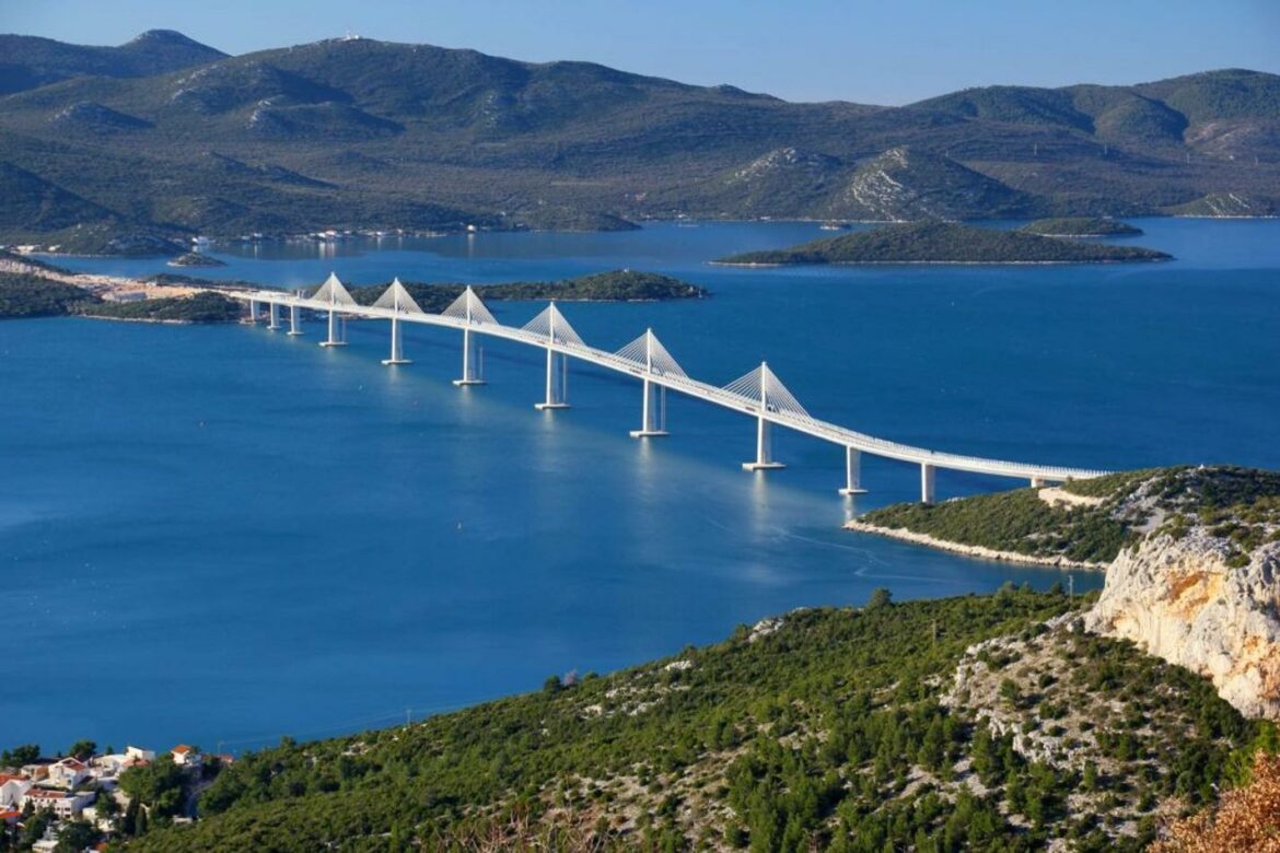 Otvoren Peljaški most u Hrvatskoj