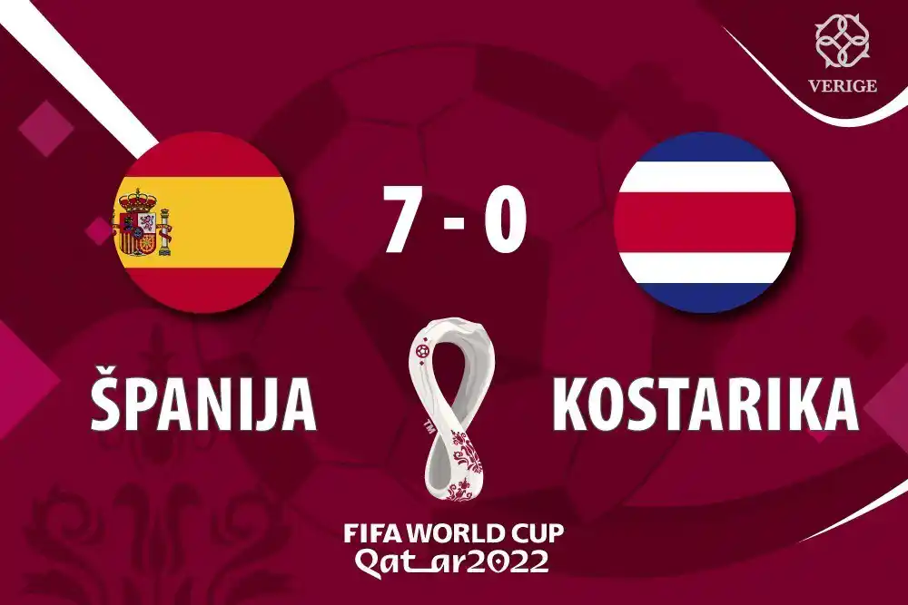 Kakva utakmica! Španija pobjedila Kostariku čak 7:0!