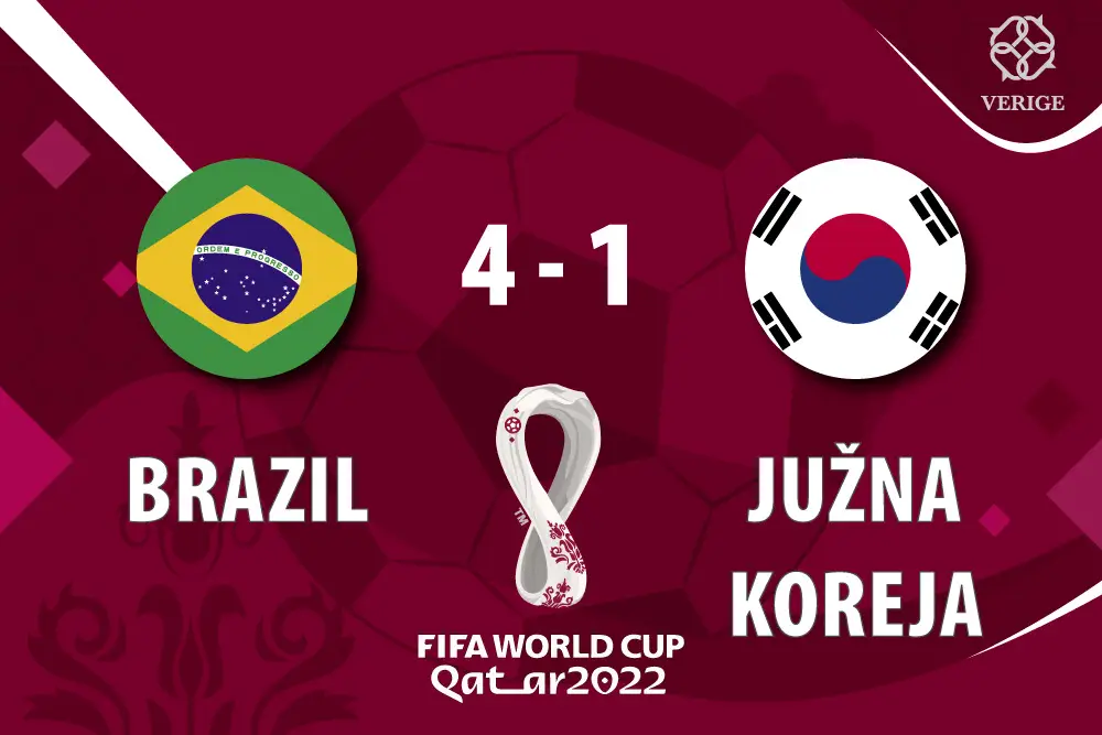 SP: Brazil savladao Južnu Koreju 4:1