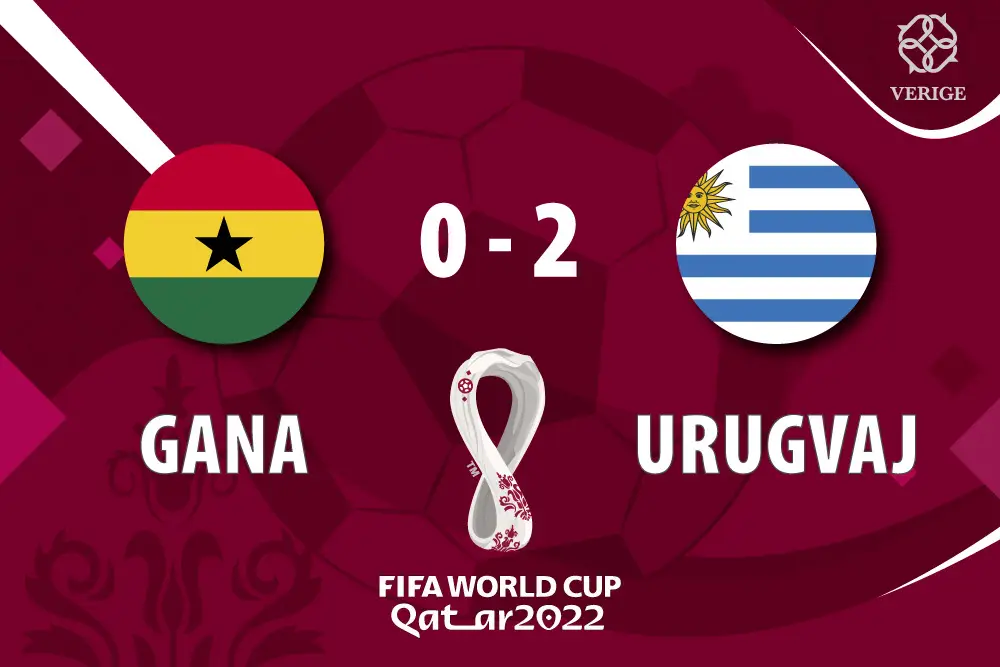 Gana 0 – 2 Urugvaj! Pored pobjede Urugvaj odlazi kući sa Svjetskog prvenstva