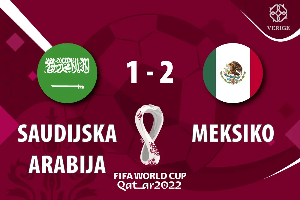 SP: Meksiko savladao Saudijsku Arabiju 2:1