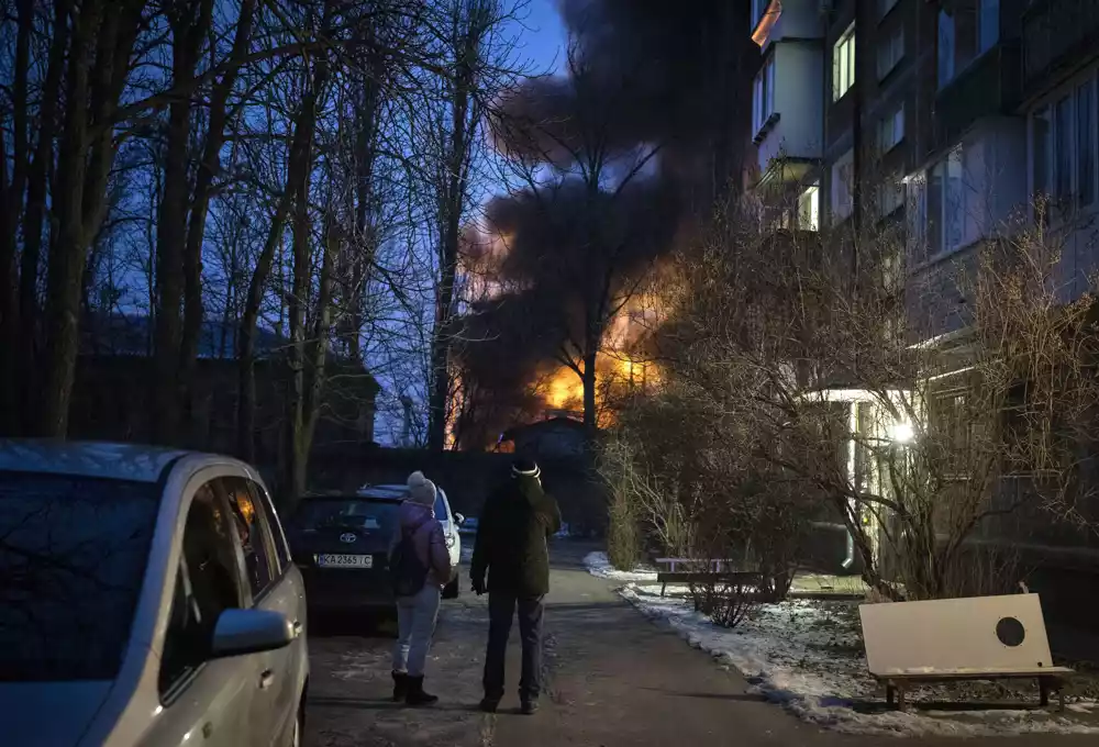 Noćni napad dronom pogodio je Kijev dok Putin ide ka Belorusiji