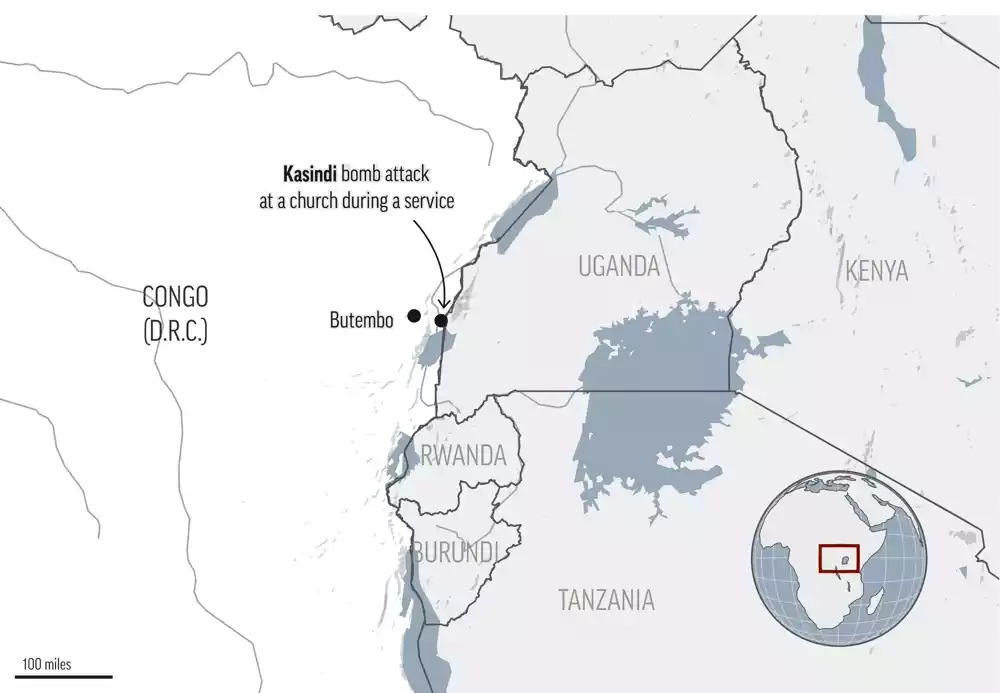 Vojska Konga kaže da je bomba u crkvi ubila 10, sumnjaju ekstremisti