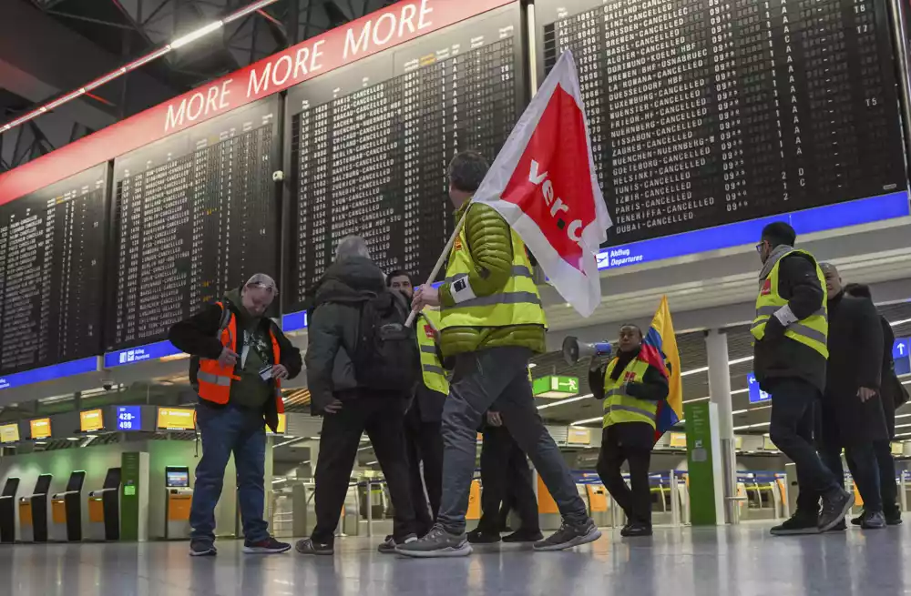 Hiljade letova otkazano zbog štrajka osoblja njemačkog aerodroma