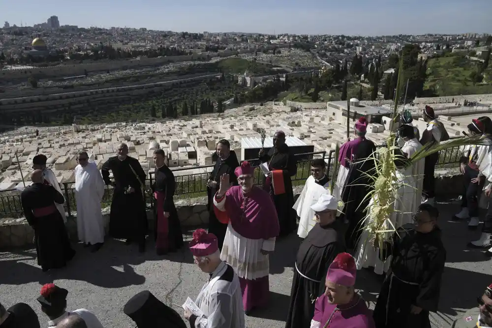 Hrišćanski vjernici obeležavali Cvijetnu nedelju u Jerusalimu