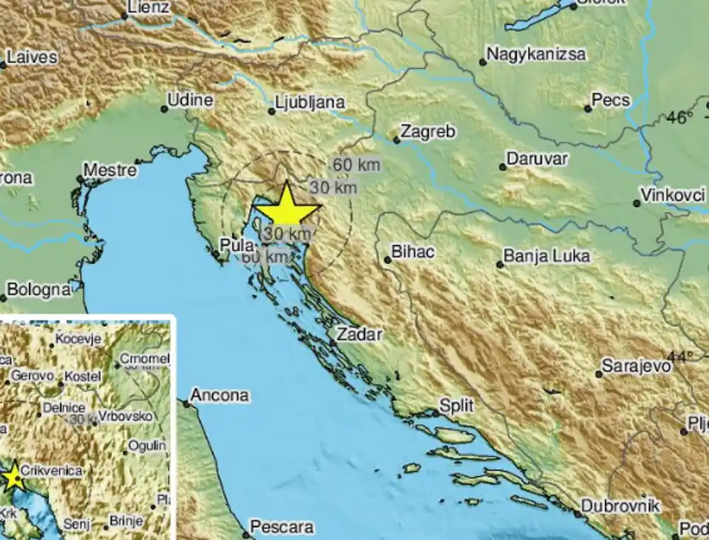 Treći zemljotres pogodio Hrvatsku u roku od 49 sati