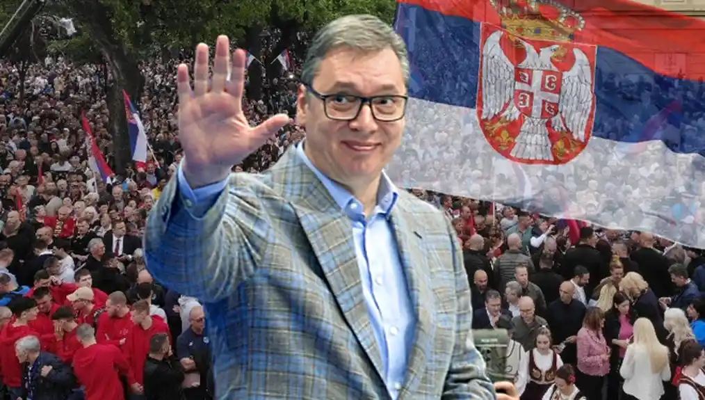 Građani iz cijele Srbije stižu kako bi pružili podršku Vučiću na najvećem skupu u istoriji