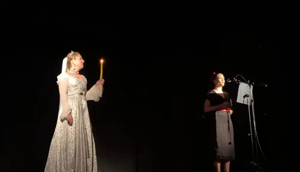 Novo izvođenje monodrame Jovane Todorović „Ispovijest princeze Olivere Lazarević“ održano sinoć u Danilovgradu