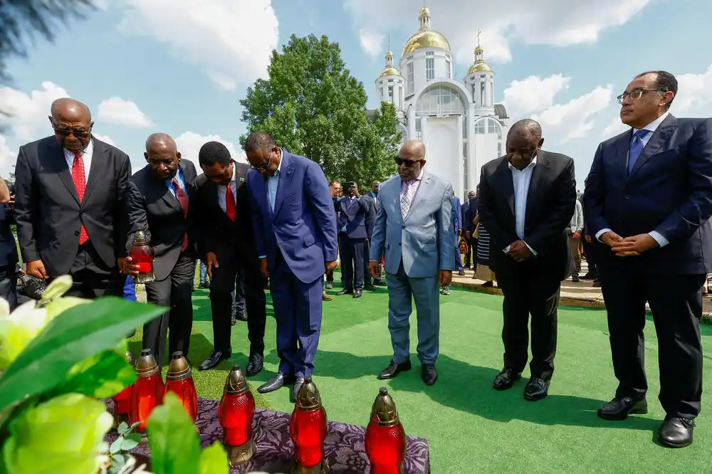 Afrički lideri stigli u Rusiju iz Ukrajine da bi o mirovnom planu razgovarali s Putinom