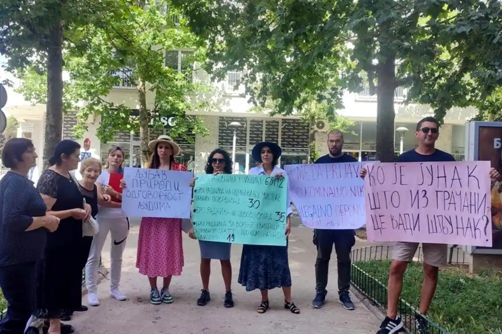 Održan protest u Nikšiću, ekološki aktivisti nastavljaju borbu za čistiji grad