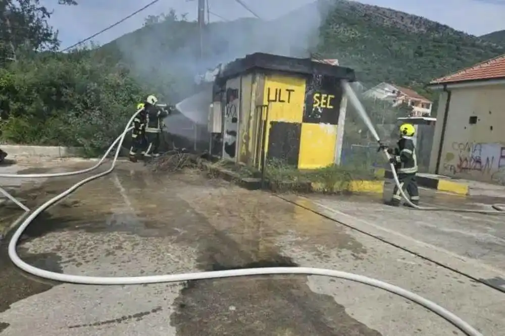 Tivat: Ugašen požar na trafostanici, mještani Gradiošnice biće 24 sata bez struje