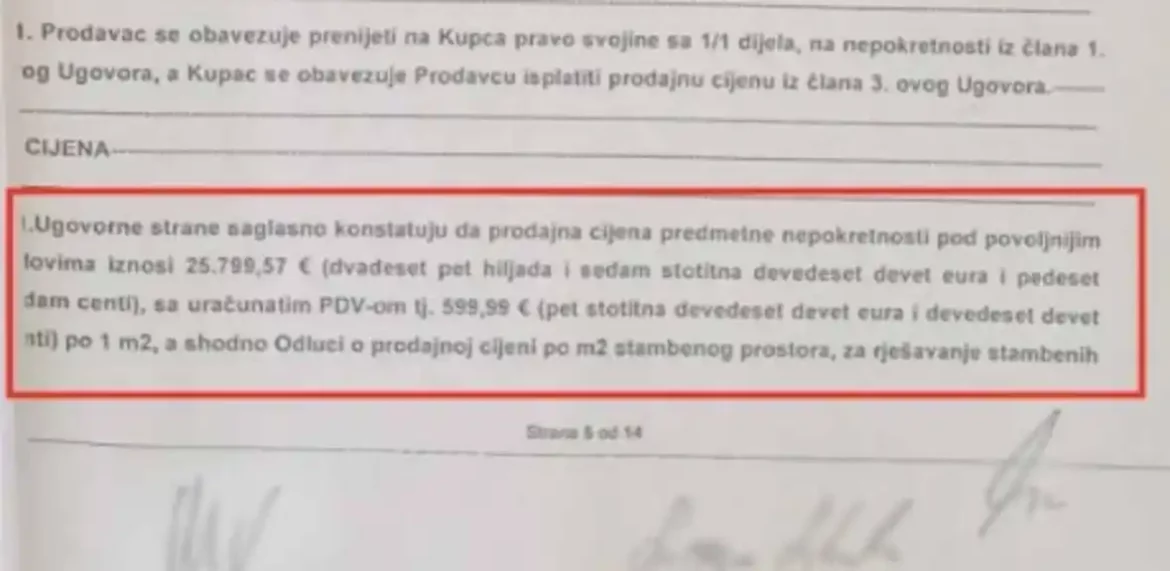 Markoviću dva stana o trošku Podgoričana