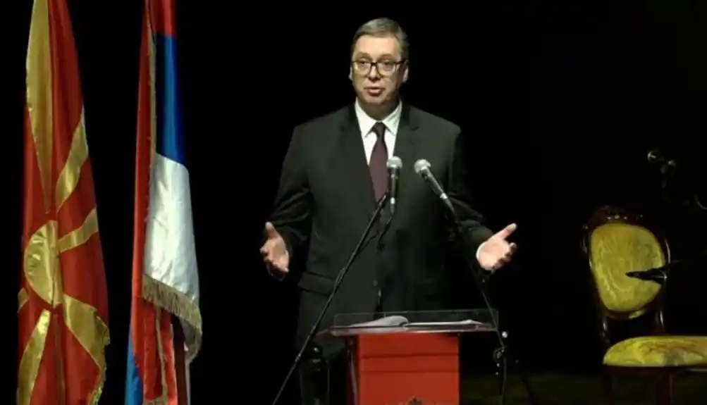 Vučić na svečanoj Svetosavskoj akademiji u Skoplju: Srbija je izabrala put slobode, suvereniteta i nezavisnosti