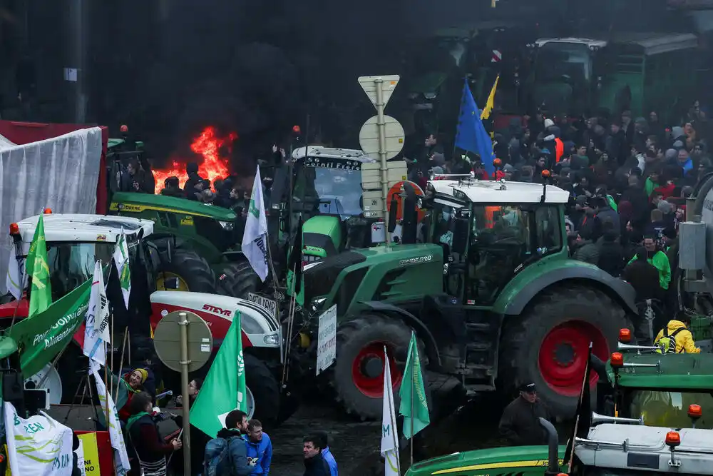 Bijes poljoprivrednika zahvatio Evropu