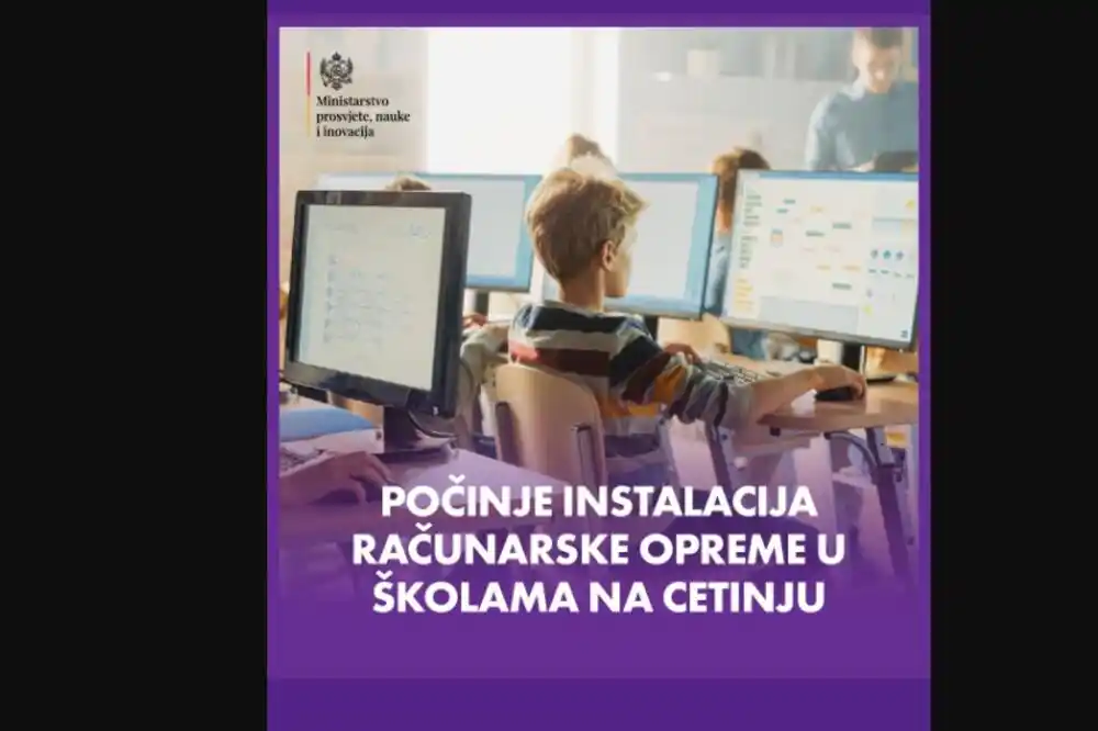 MPNI: Instalacija računarske opreme u danilovgradskim i cetinjskim školama