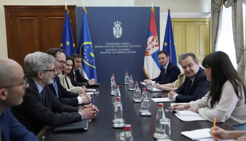 Dačić sa šefom francuske delegacije pri Parlamentarnoj skupštini SE: Beograd očekuje više razumijevanja od francuskih poslanika za argumente protiv prijema tzv. Kosova