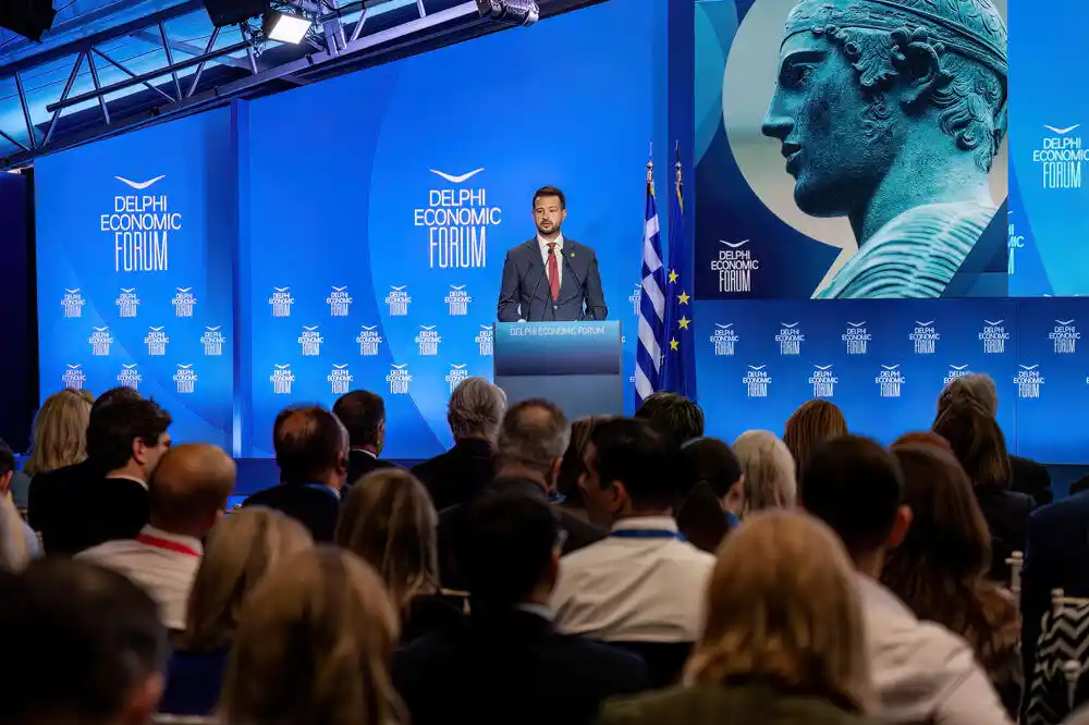 Milatović otvorio Delfi ekonomski forum u Grčkoj: Pristupanje EU najbolji garant da će program reformi opstati