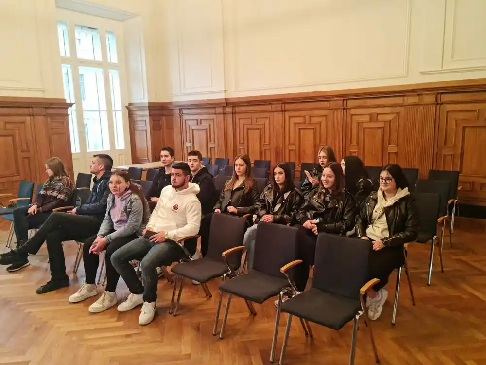 Srednjoškolci iz Pljevalja boravili u studijskoj posjeti Lajpcigu