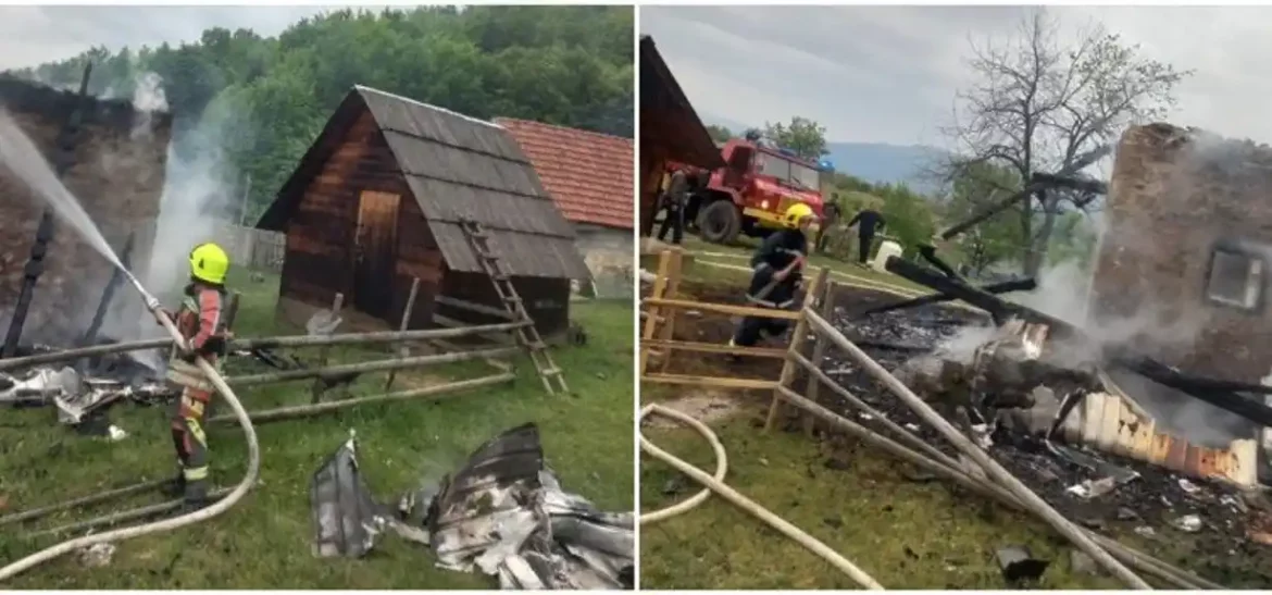 Bijelo Polje: U naselju Sokolac izgorjela kuća