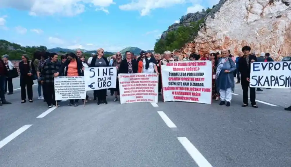 Bivši radnici Košute danas ponovo blokiraju put