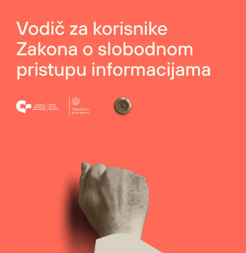 CGO objavio Vodič za korisnike Zakona o slobodnom pristupu informacijama