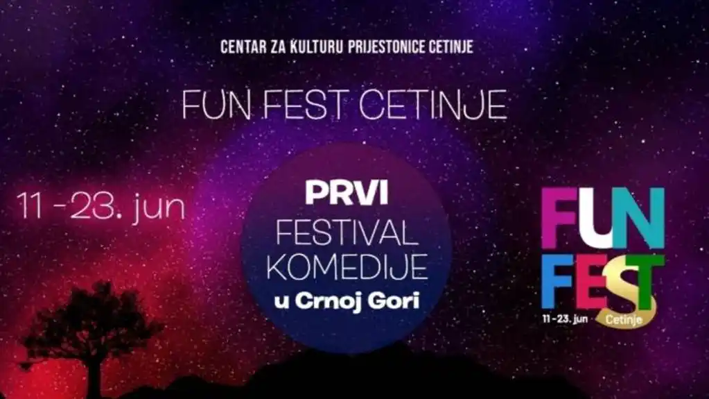 Festival komedije i zabave “FunFest Cetinje” od 11. do 23. juna