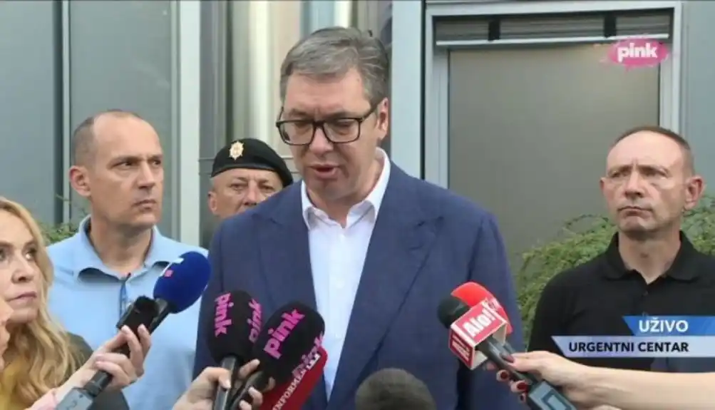 Vučić o terorističkoj akciji: Garantujemo bezbjednost svim građanima, ranjeni žandar će biti odlikovan čim izađe iz bolnice