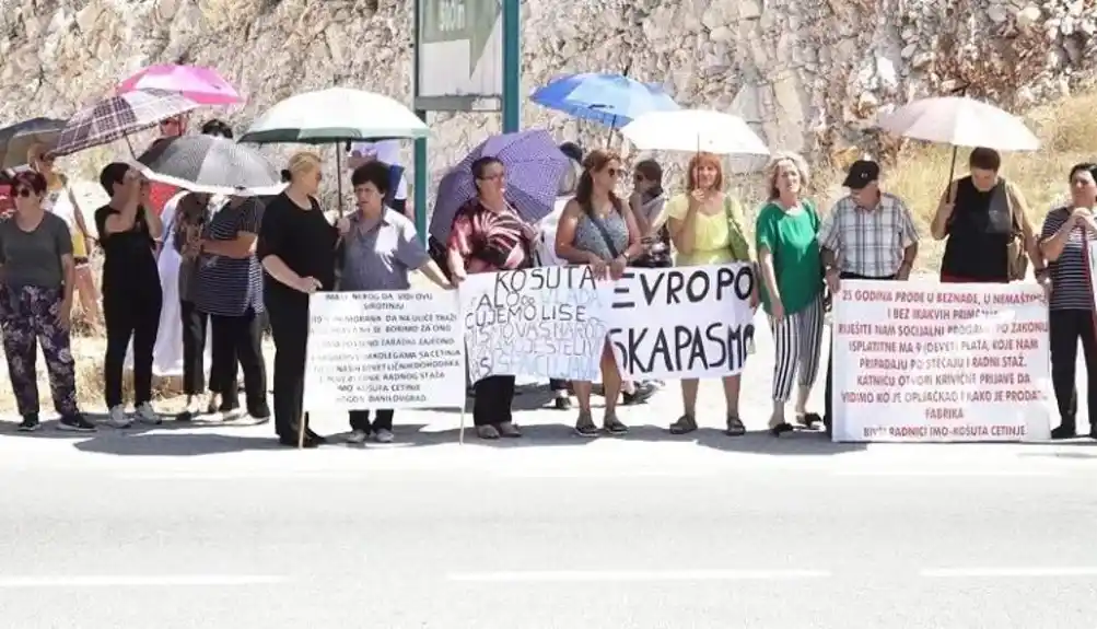 Nova blokada saobraćaja radnika Košute: Imamo pravo da iskažemo svoje nezadovoljstvo