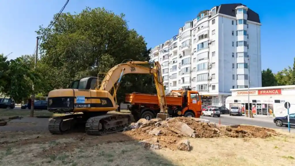 Počeli radovi na uređenju lokacije na Pobrežju