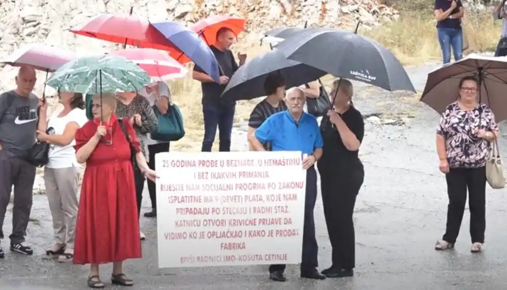 Nekadašnji radnici „Košute“ ne odustaju od protesta