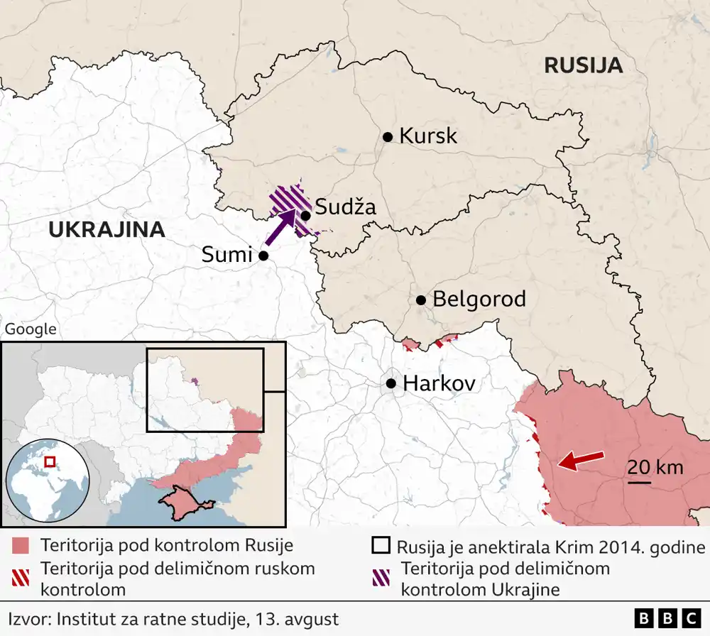 Pet ključnih pitanja o ukrajinskom upadu u rusku Kursku oblast