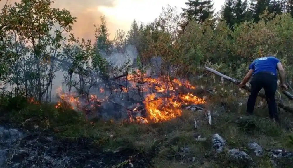 Ponovo gori na Prošćenskim planinama