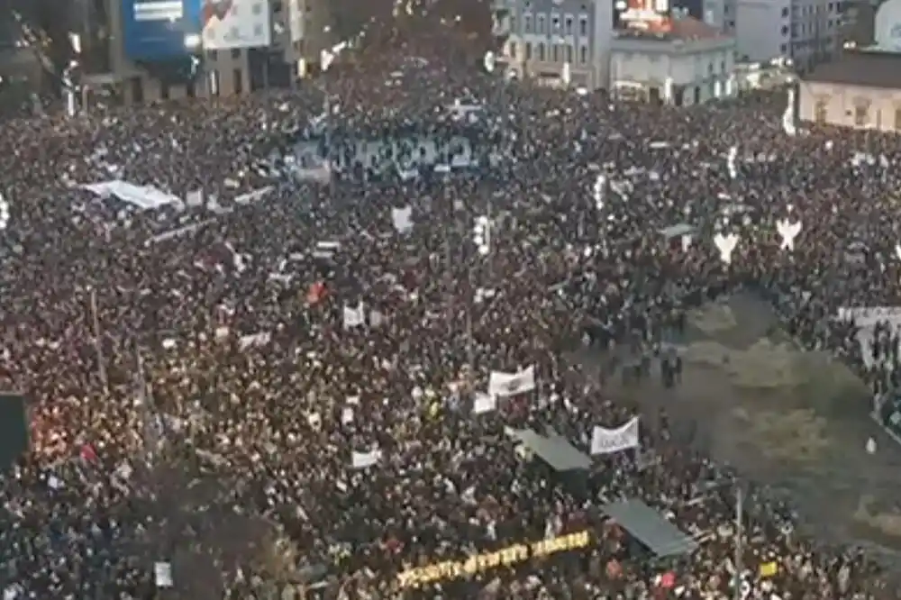 Studentski protest u Beogradu: „Država je vlasništvo djece“