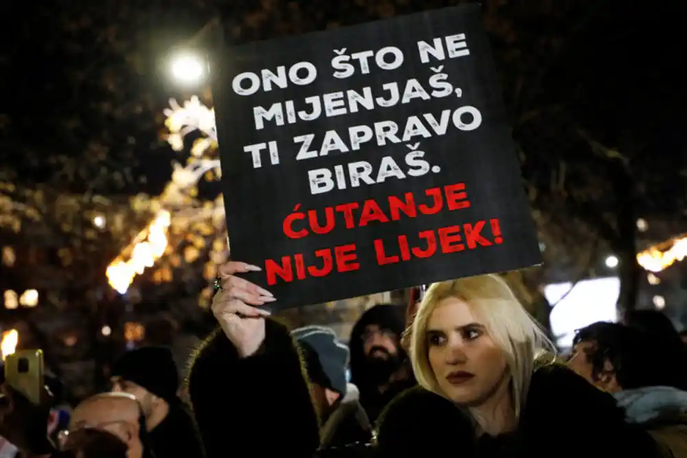 Protesti studenata zbog tragedije na Cetinju i neispunjenih zahteva