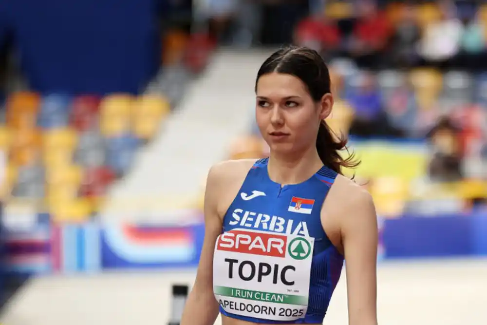 Reprezentativka Srbije Angelina Topić u finalu Evropskog prvenstva u dvorani