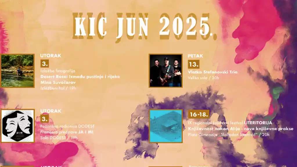 Jun u KIC-u: Vlatko Stefanovski trio, festival LiTeritorija, film „Nemoguća misija – konačna odmazda”