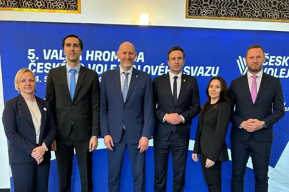 Kažić prisustvovao Generalnoj Skupštini Odbojkaškog saveza Češke