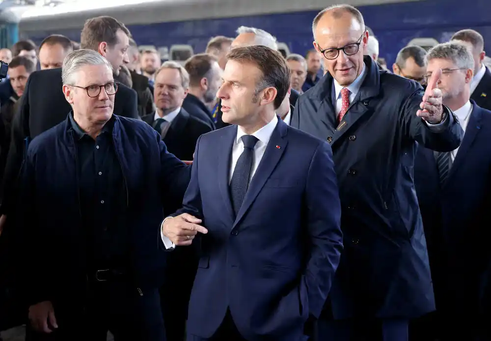 Makron, Starmer i Merc stigli u Kijev u zajedničku posjetu sa Tuskom