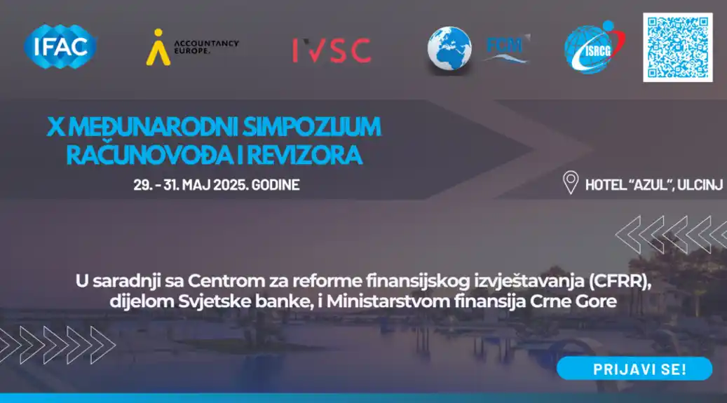Međunarodni simpozijum računovođa i revizora od 29. do 31. maja u Ulcinju