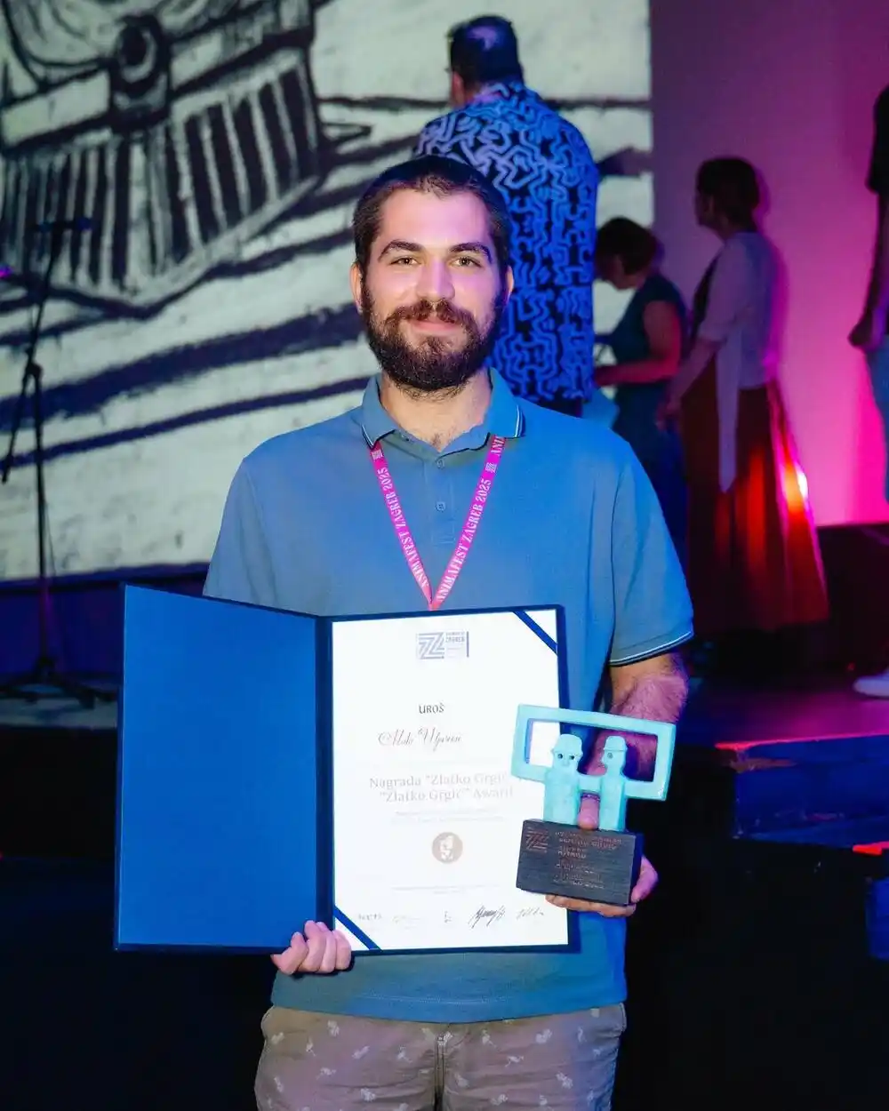 Mato Uljarević nagrađen u Zagrebu za film „Uroš“