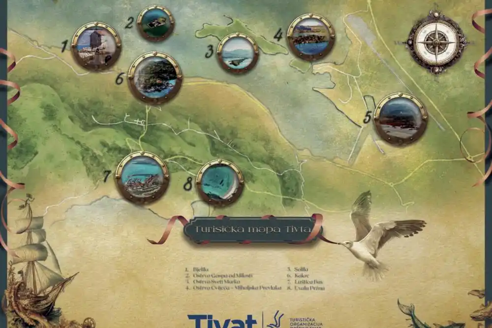 TO Tivat napravila nove turističke mape grada