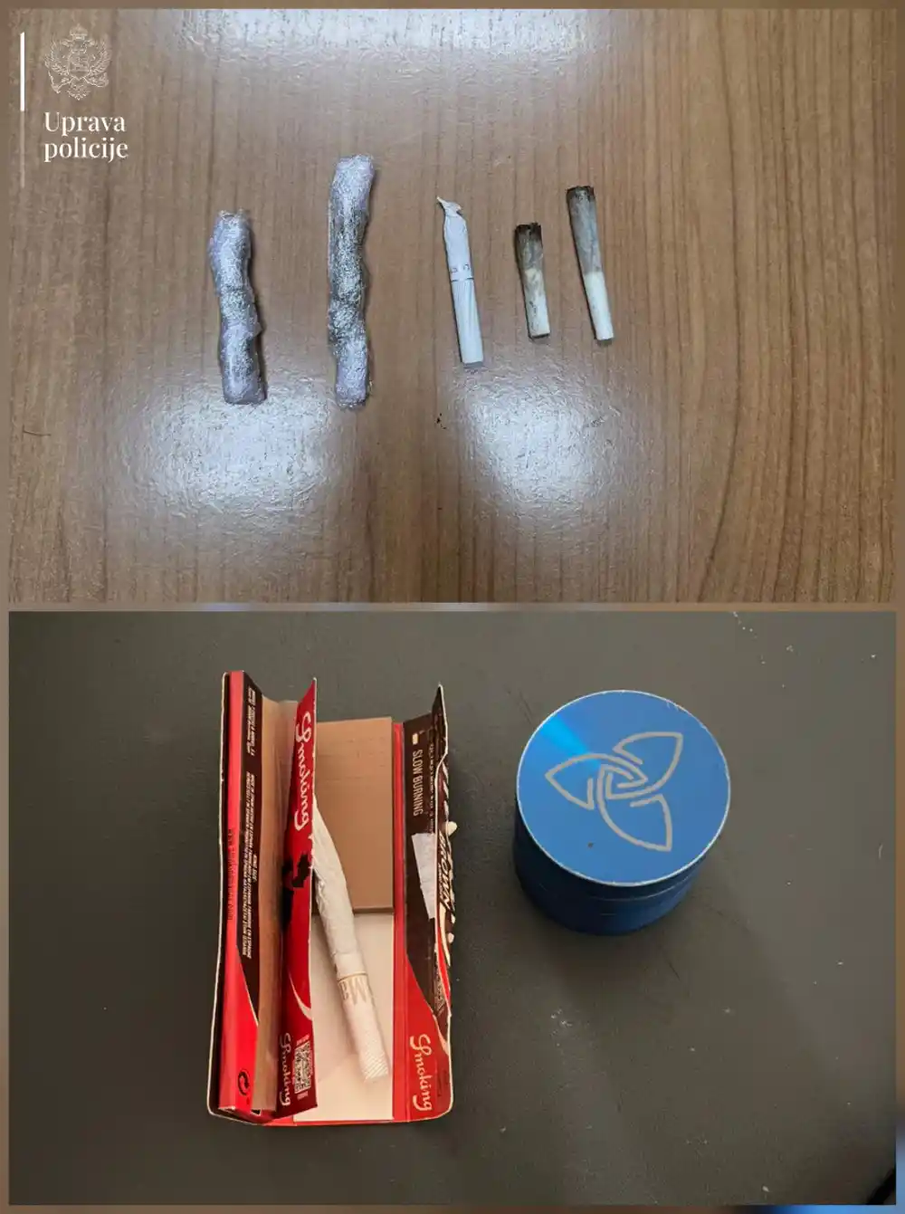 Berane: Zloupotrebe narkotika; pronađena marihuana, Xanax-a, ručno pravljene cigarete…