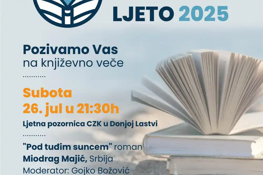 Miodrag Majić na Ljetnjoj pozornici u Donjoj Lastvi