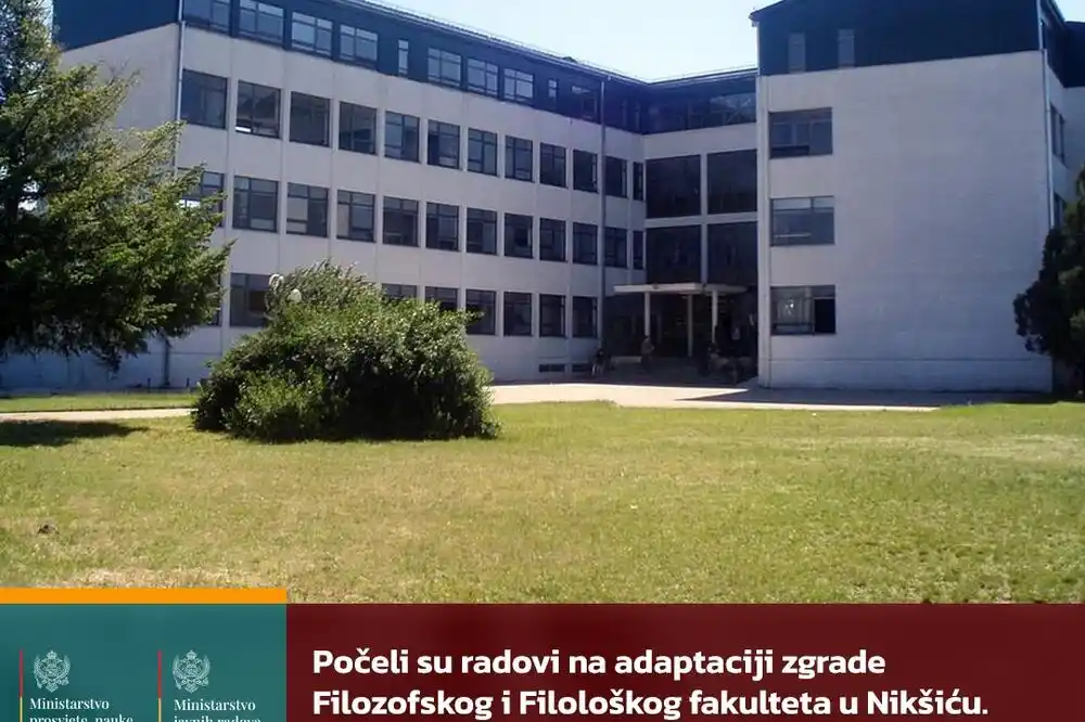 MPNI: Započeti radovi na adaptaciji objekta u kojem su smješteni Filozofski i Filološki fakultet u Nikšiću