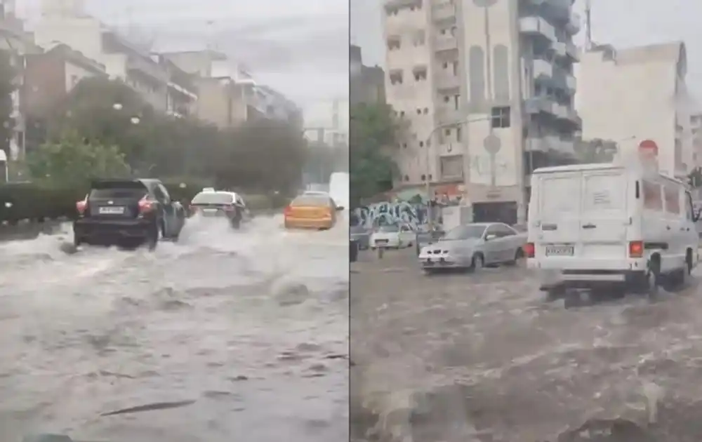 Nevrijeme pogodilo sjever Grčke: Poplavljene ulice Soluna, saobraćaj u kolapsu