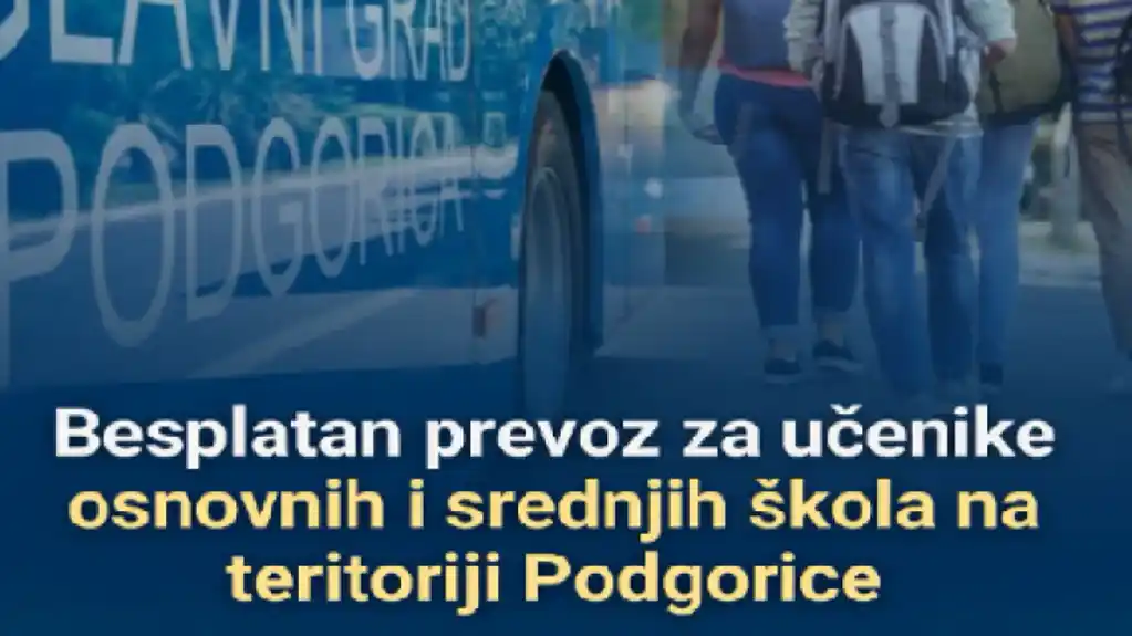 BESPLATAN PREVOZ  za osnovce i srednjoškolce –  Zahtjevi za izdavanje kartica od 15. avgusta