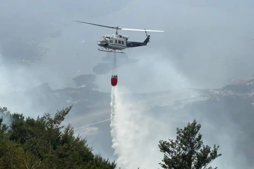 Šaranović: Snagama koje se bore sa vatrom iz vazduha pridružio se i helikopter Bell 212
