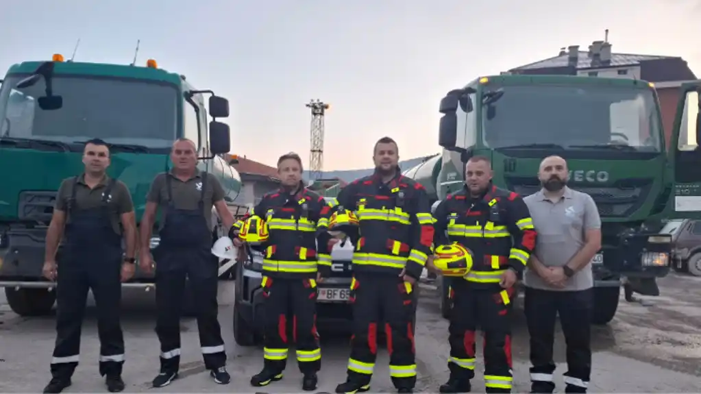 Vatrogasci RUP-a POMAŽU kolegama u Podgorici
