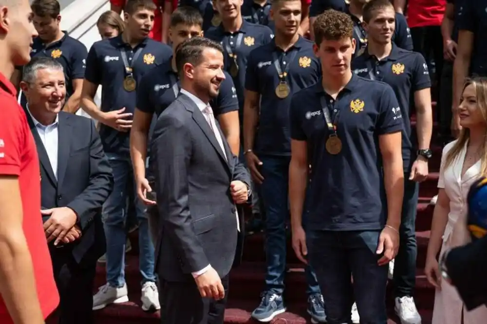 Milatović: Vaterpolisti, vi ste ponos Crne Gore, olimpijsko i svjetsko zlato je vaš sljedeći cilj